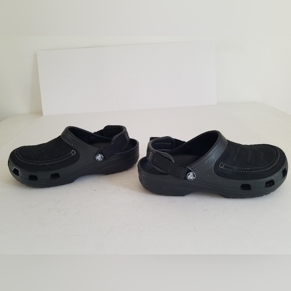 Crocs Men's Yukon Vista Clogs Black Size 7 - Picture 9 of 16